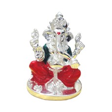 Ganesha Idol-B (Silver Plated)